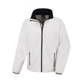 White-Black - Front - Result Core Mens Printable Soft Shell Jacket