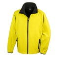 Yellow-Black - Front - Result Core Mens Printable Soft Shell Jacket