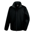Black - Front - Result Core Mens Printable Soft Shell Jacket