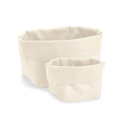 Natural - Front - Westford Mill Reversible Canvas Personal Organiser
