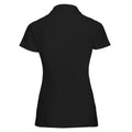 Black - Back - Jerzees Colours Ladies 65-35 Hard Wearing Pique Short Sleeve Polo Shirt