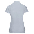 Light Oxford - Back - Jerzees Colours Ladies 65-35 Hard Wearing Pique Short Sleeve Polo Shirt