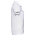 White - Side - Jerzees Colours Ladies 65-35 Hard Wearing Pique Short Sleeve Polo Shirt