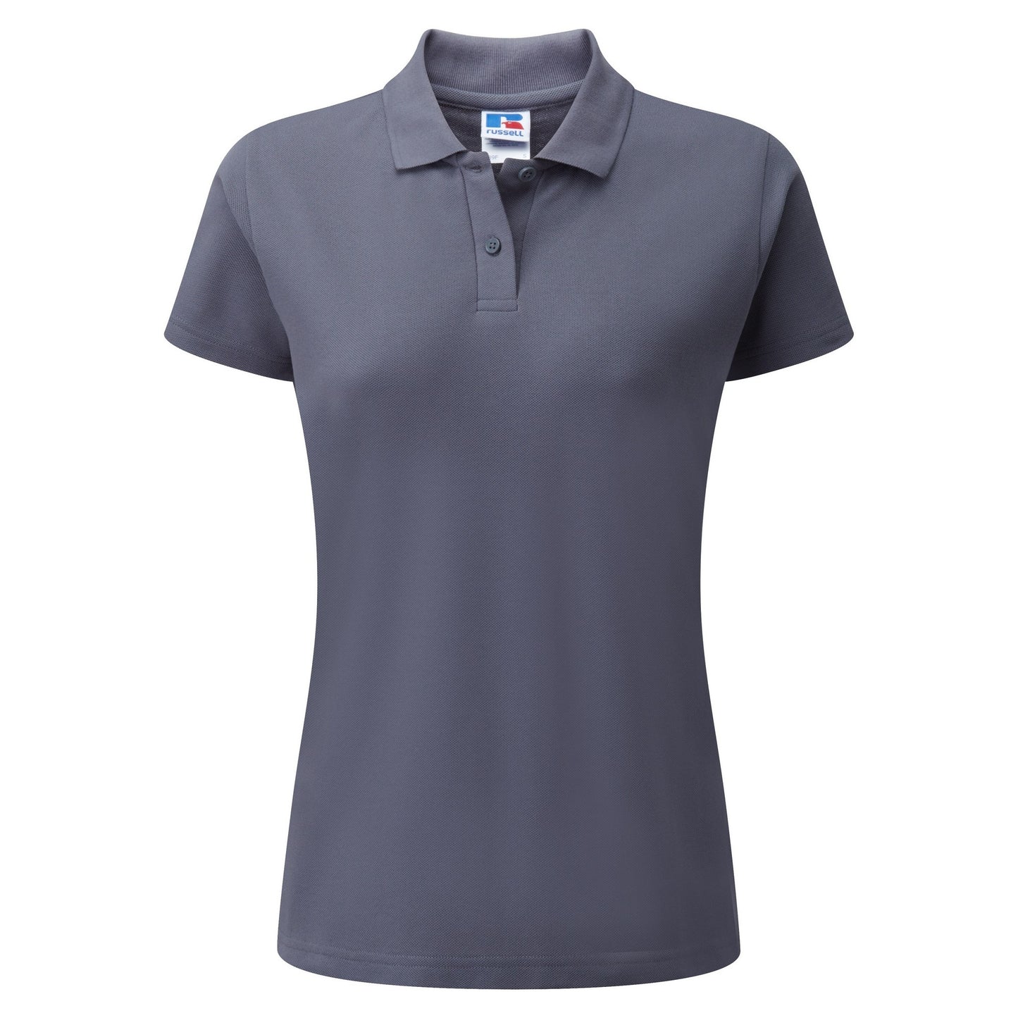 Convoy Grey - Front - Jerzees Colours Ladies 65-35 Hard Wearing Pique Short Sleeve Polo Shirt