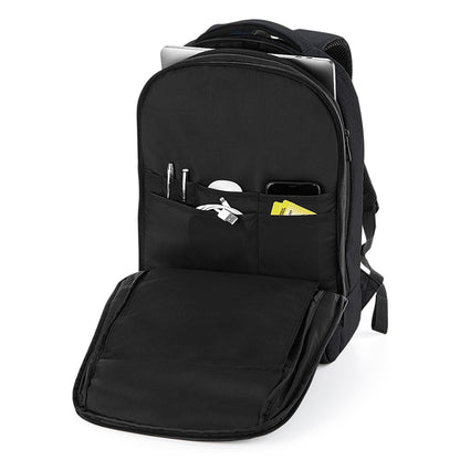 Black - Back - Quadra Q-tech Charge Convertible Backpack
