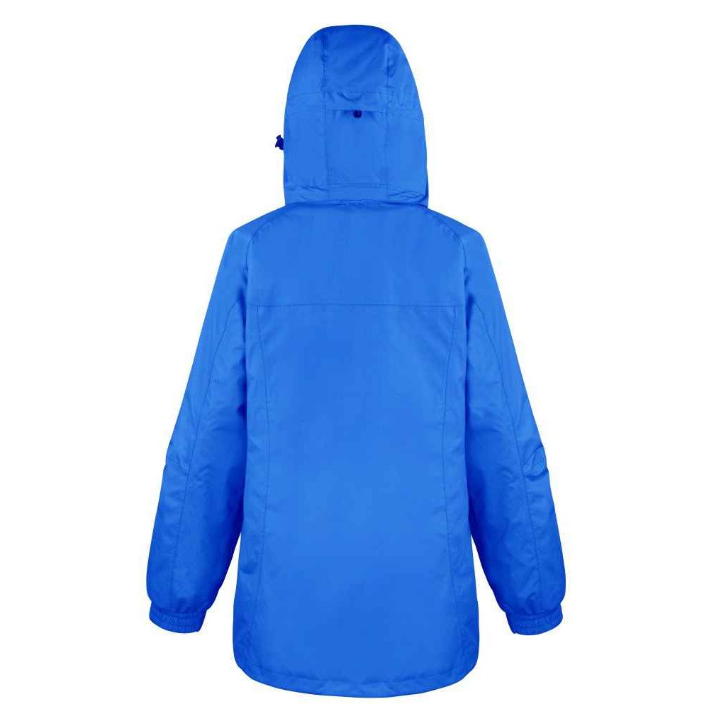 Royal Blue-Black - Back - Result Womens-Ladies Journey 3 in 1 Jacket