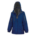 Navy-Black - Front - Result Womens-Ladies Journey 3 in 1 Jacket