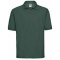 Bottle Green - Front - Russell Mens Classic Short Sleeve Polycotton Polo Shirt