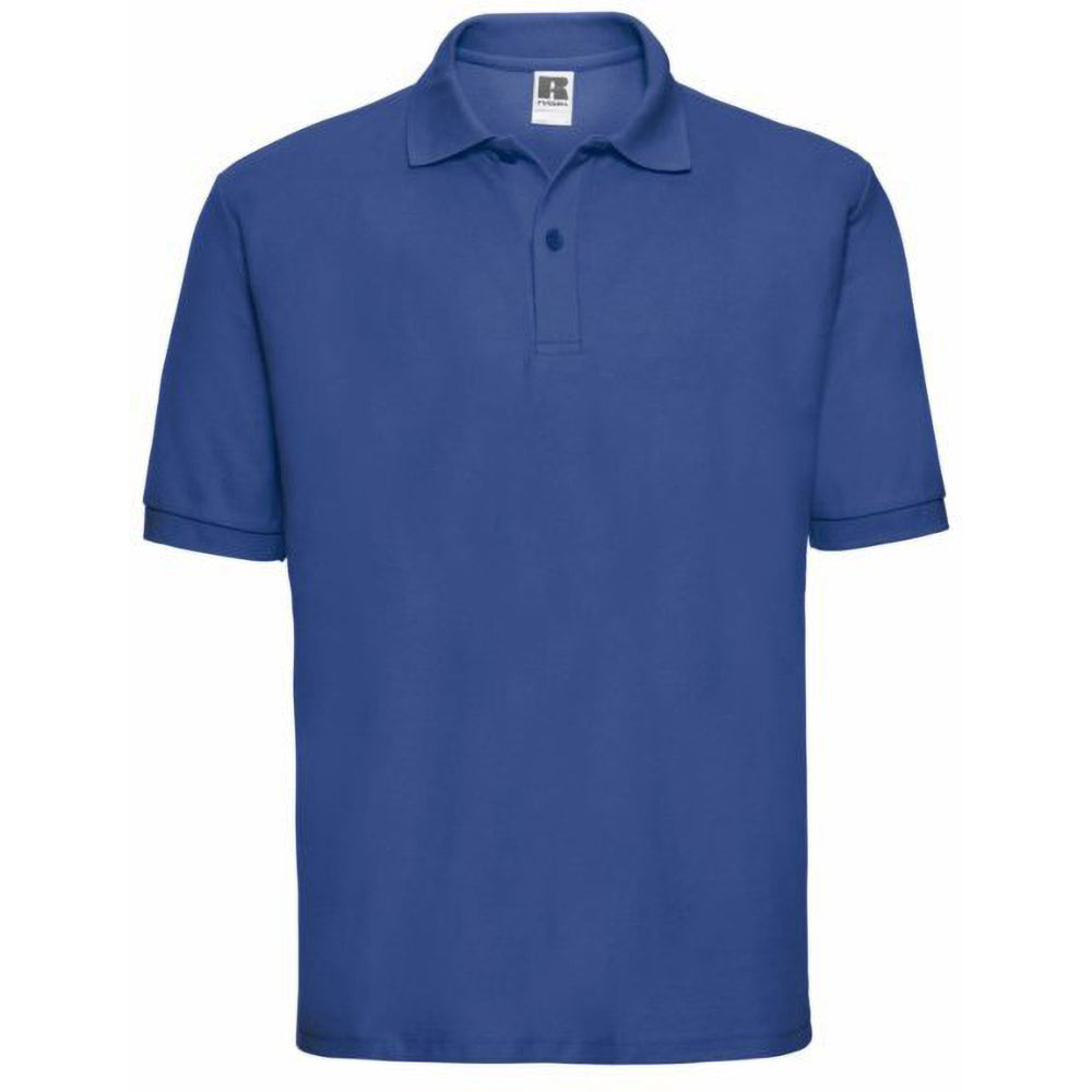 Bright Royal - Front - Russell Mens Classic Short Sleeve Polycotton Polo Shirt
