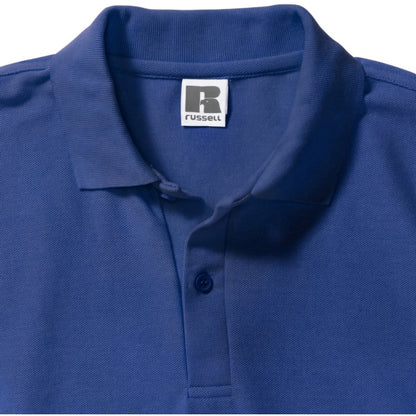 Bright Royal - Lifestyle - Russell Mens Classic Short Sleeve Polycotton Polo Shirt
