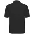 Black - Back - Russell Mens Classic Short Sleeve Polycotton Polo Shirt