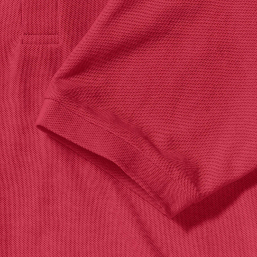 Classic Red - Pack Shot - Russell Mens Classic Short Sleeve Polycotton Polo Shirt