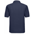 French Navy - Back - Russell Mens Classic Short Sleeve Polycotton Polo Shirt