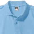 Sky Blue - Lifestyle - Russell Mens Classic Short Sleeve Polycotton Polo Shirt
