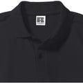 Black - Lifestyle - Russell Mens Classic Short Sleeve Polycotton Polo Shirt