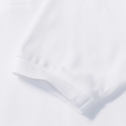 White - Pack Shot - Russell Mens Classic Short Sleeve Polycotton Polo Shirt