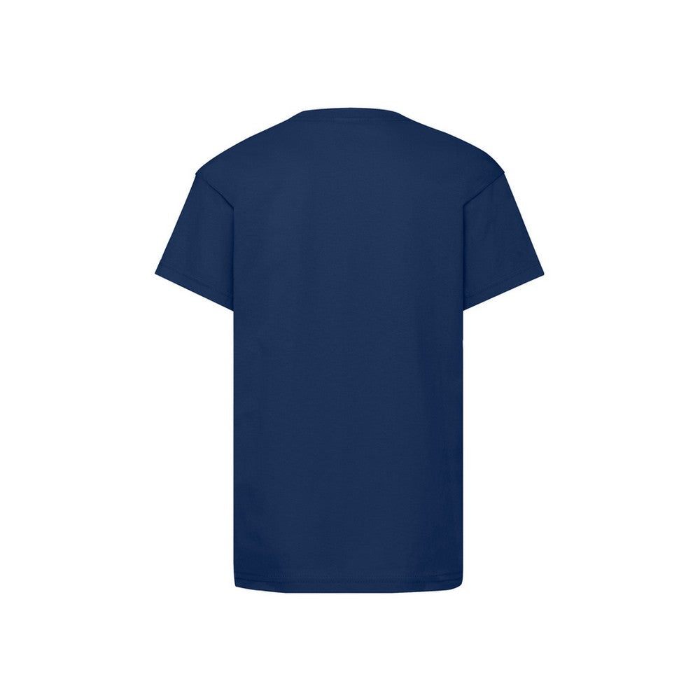 Navy Blue - Back - Fruit Of The Loom Childrens-Kids Original T-Shirt