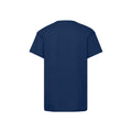 Navy Blue - Back - Fruit of the Loom Childrens-Kids Original T-Shirt