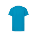 Azure Blue - Back - Fruit of the Loom Childrens-Kids Original T-Shirt