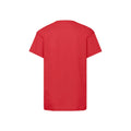 Red - Back - Fruit of the Loom Childrens-Kids Original T-Shirt