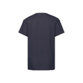 Deep Navy - Back - Fruit Of The Loom Childrens-Kids Original T-Shirt