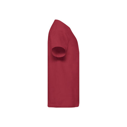 Brick Red - Side - Fruit Of The Loom Childrens-Kids Original T-Shirt