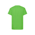 Lime - Back - Fruit of the Loom Childrens-Kids Original T-Shirt