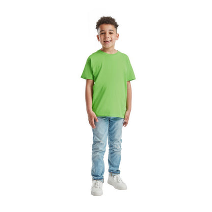 Lime - Lifestyle - Fruit Of The Loom Childrens-Kids Original T-Shirt