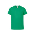 Kelly Green - Front - Fruit of the Loom Childrens-Kids Original T-Shirt