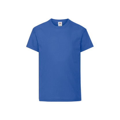 Royal Blue - Front - Fruit Of The Loom Childrens-Kids Original T-Shirt