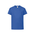 Royal Blue - Front - Fruit of the Loom Childrens-Kids Original T-Shirt