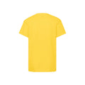 Yellow - Back - Fruit of the Loom Childrens-Kids Original T-Shirt