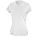 White - Front - Spiro Womens-Ladies Quick Dry T-Shirt