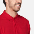 Classic Red - Pack Shot - Russell Mens 100% Cotton Short Sleeve Polo Shirt