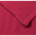 Classic Red - Close up - Russell Mens 100% Cotton Short Sleeve Polo Shirt