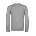 Sports Grey - Back - B&C Mens #E190 Cotton Blend Long-Sleeved T-Shirt