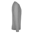 Sports Grey - Side - B&C Mens #E190 Cotton Blend Long-Sleeved T-Shirt