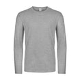 Sports Grey - Front - B&C Mens #E190 Cotton Blend Long-Sleeved T-Shirt