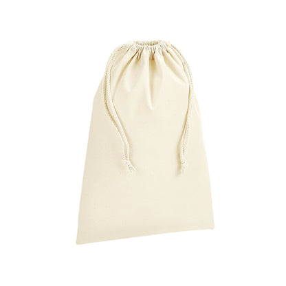 Natural - Front - Westford Mill Organic Cotton Stuff Bag