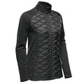 Black - Side - Stormtech Womens-Ladies Boulder Thermal Soft Shell Jacket