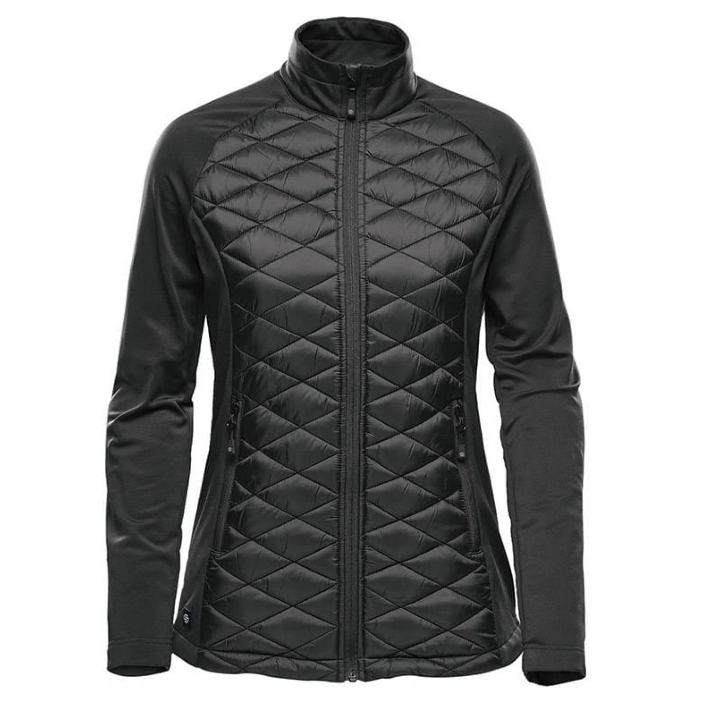 Black - Front - Stormtech Womens-Ladies Boulder Thermal Soft Shell Jacket