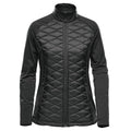 Black - Front - Stormtech Womens-Ladies Boulder Thermal Soft Shell Jacket