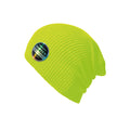 Fluorescent Yellow - Front - Result Core Unisex Adult Soft Beanie