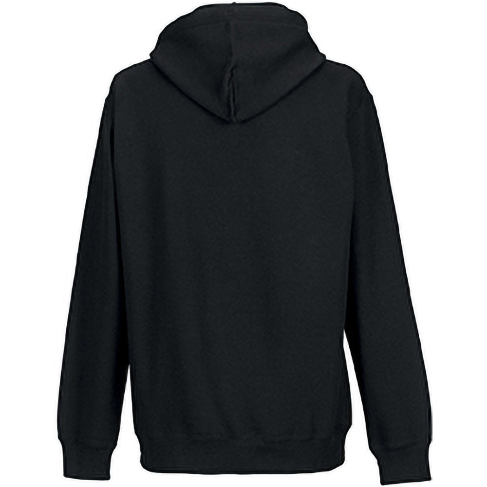 Black - Back - Russell Colour Mens Hooded Sweatshirt - Hoodie