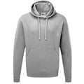 Light Oxford - Front - Russell Colour Mens Hooded Sweatshirt - Hoodie