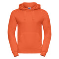 Orange - Front - Russell Colour Mens Hooded Sweatshirt - Hoodie