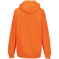 Orange - Back - Russell Colour Mens Hooded Sweatshirt - Hoodie