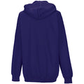 Purple - Back - Russell Colour Mens Hooded Sweatshirt - Hoodie