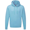 Sky Blue - Back - Russell Colour Mens Hooded Sweatshirt - Hoodie