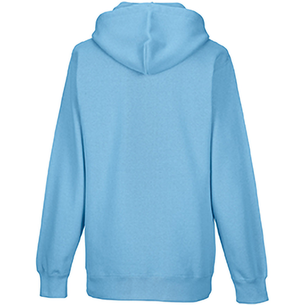 Sky Blue - Side - Russell Colour Mens Hooded Sweatshirt - Hoodie